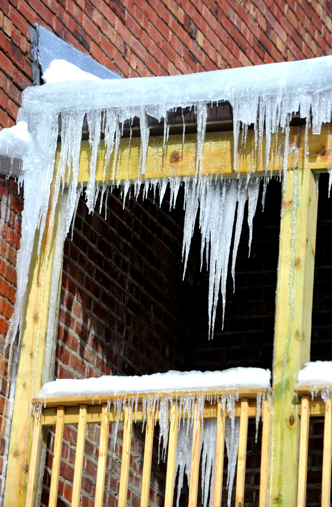 Chilling cold weather bring out icicles